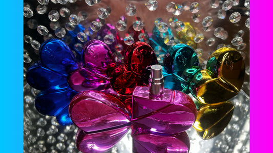 Heart perfume bottle